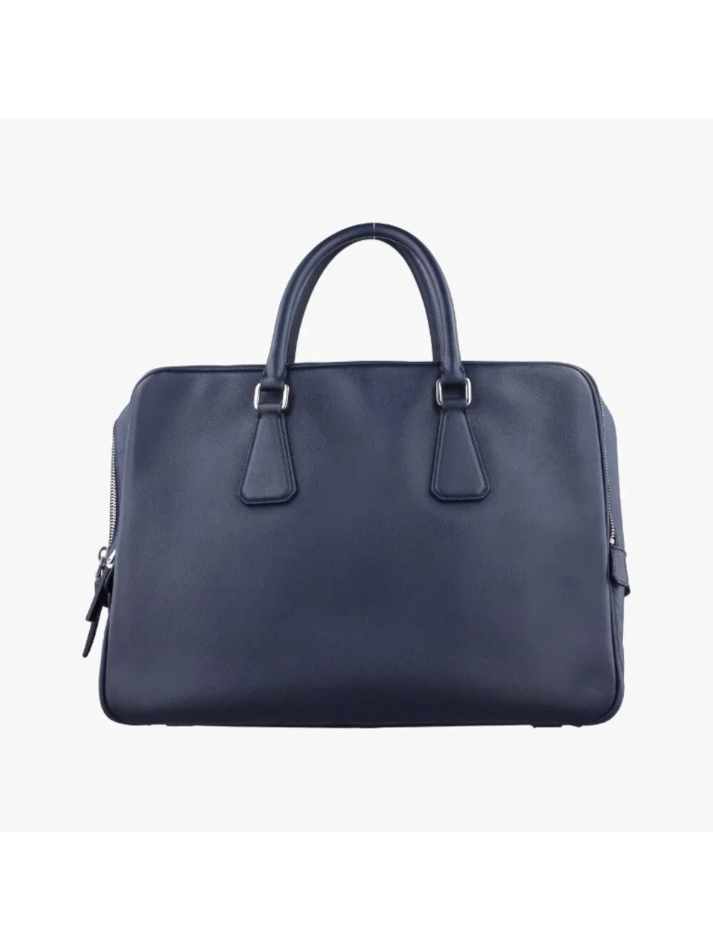 Prada Business Briefcase Navy Saffiano Leather 31